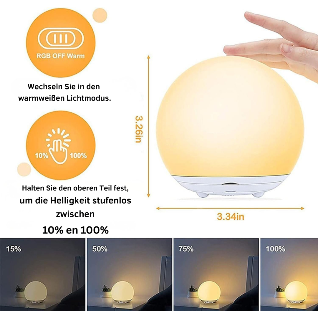 Stilllicht | BPA-freies Silikon | Augenfreundlich
