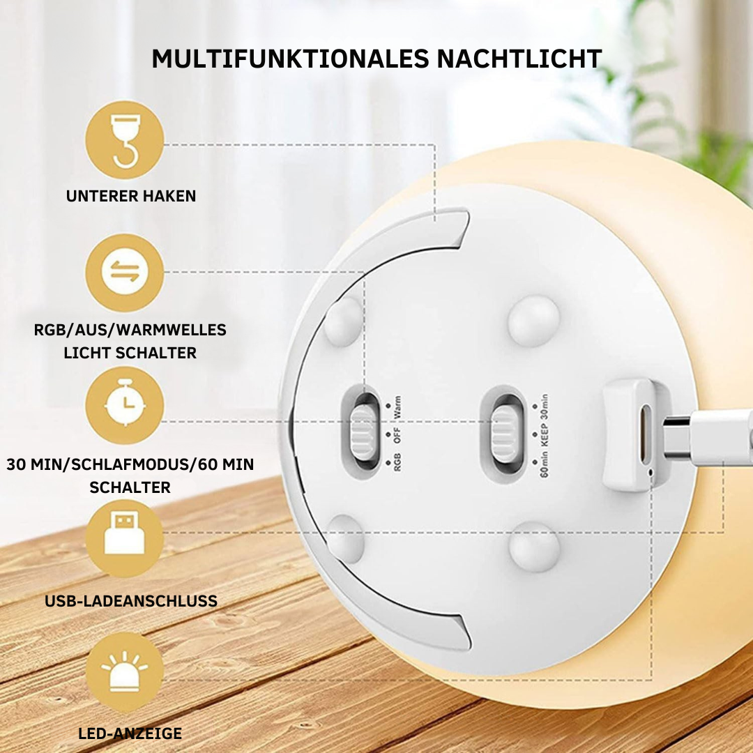 Stilllicht | BPA-freies Silikon | Augenfreundlich