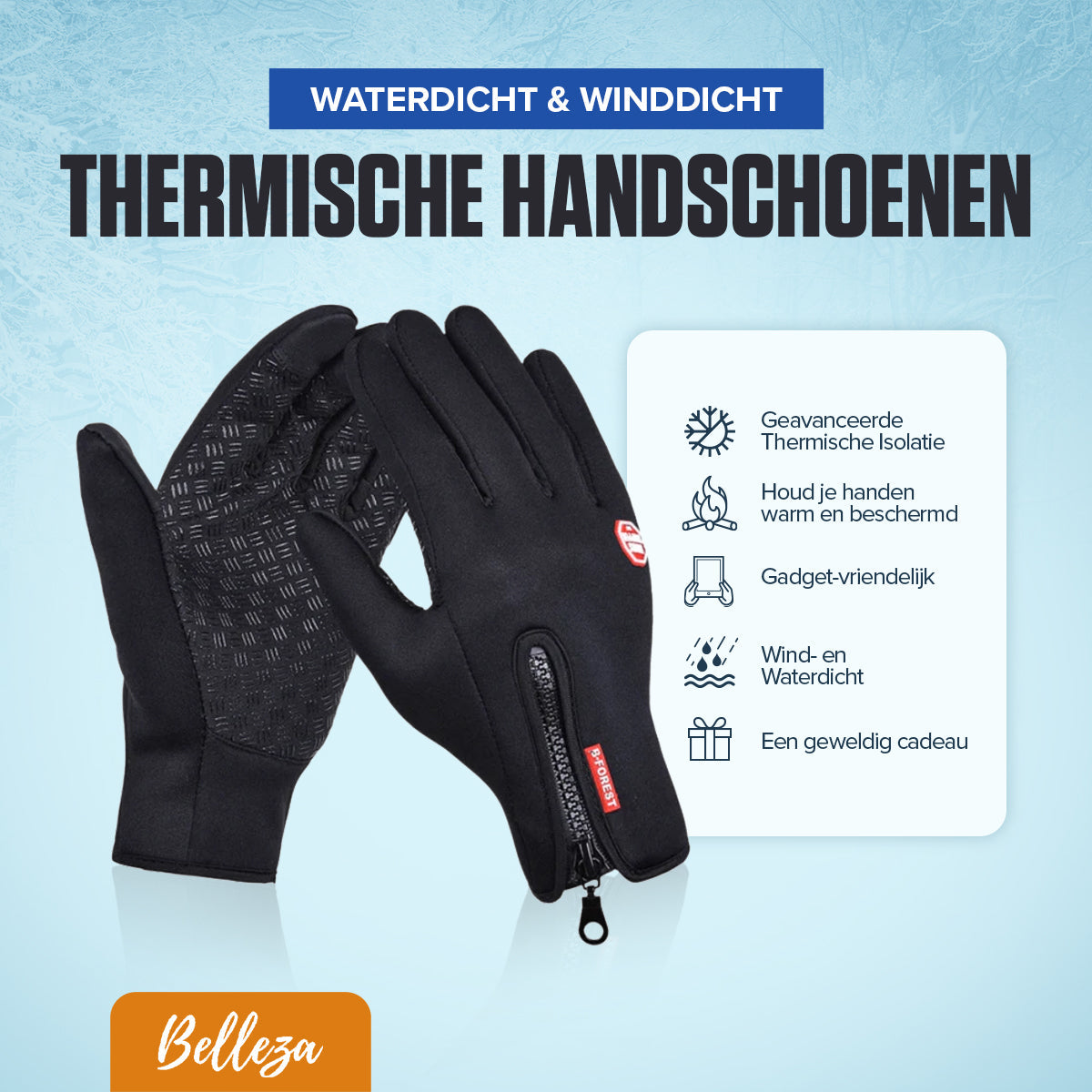 Winddichte Thermische Handschuhe - Warm und Gadgetfreundlich