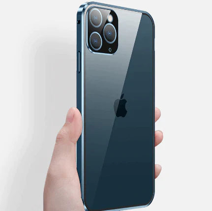 iPhone gehärtetes Glas-Hülle