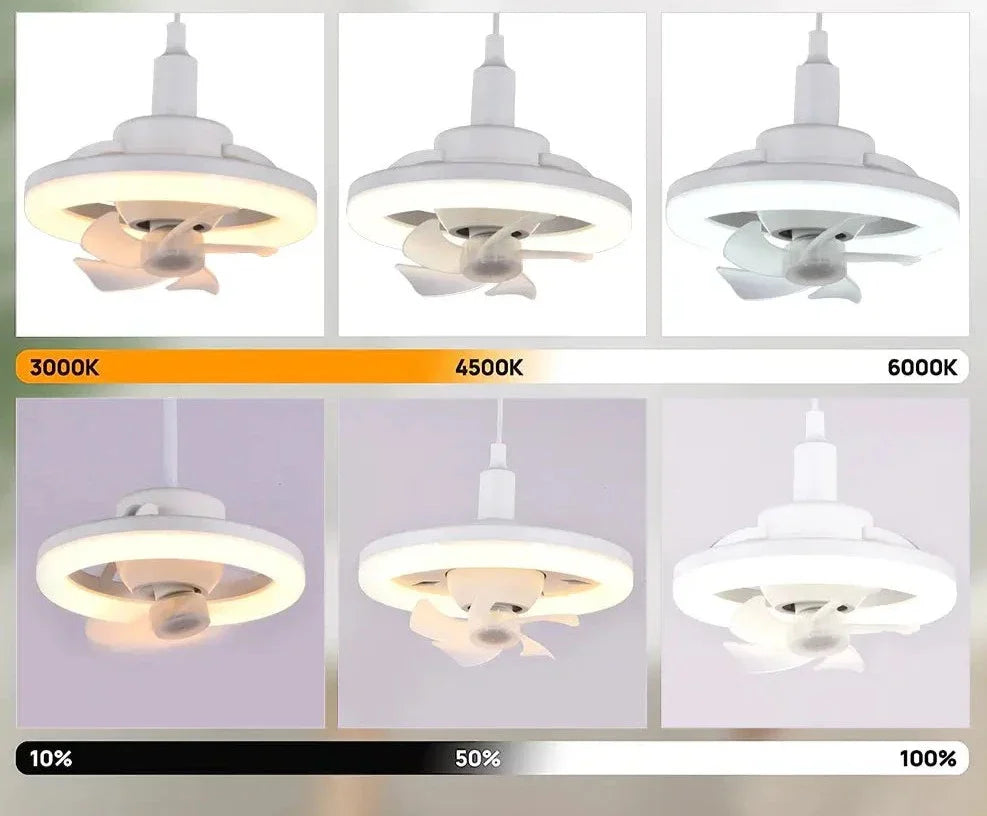 Verstellbarer Deckenventilator Licht