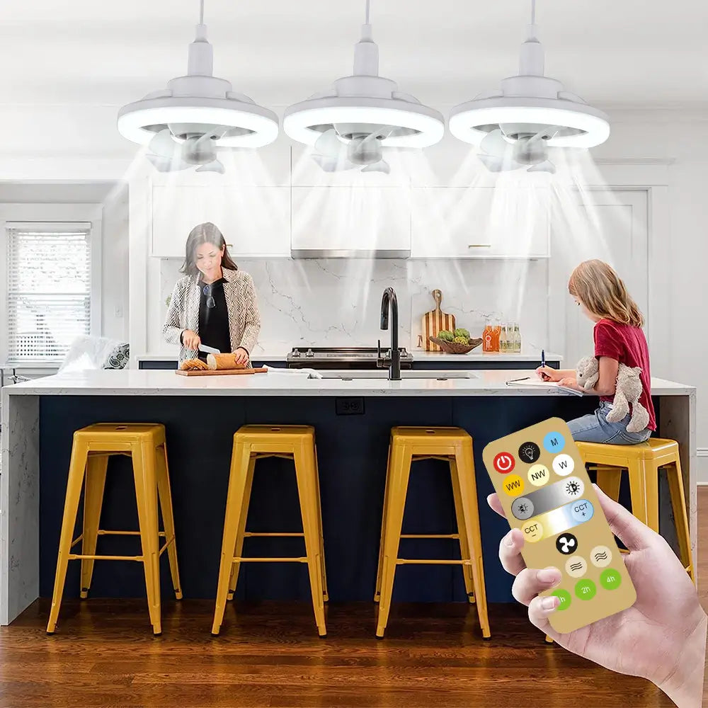 Verstellbarer Deckenventilator Licht