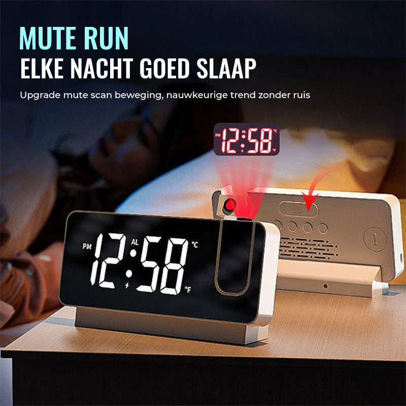 Moderner Wecker-Projektor | Multifunktionaler Wecker mit Projektion