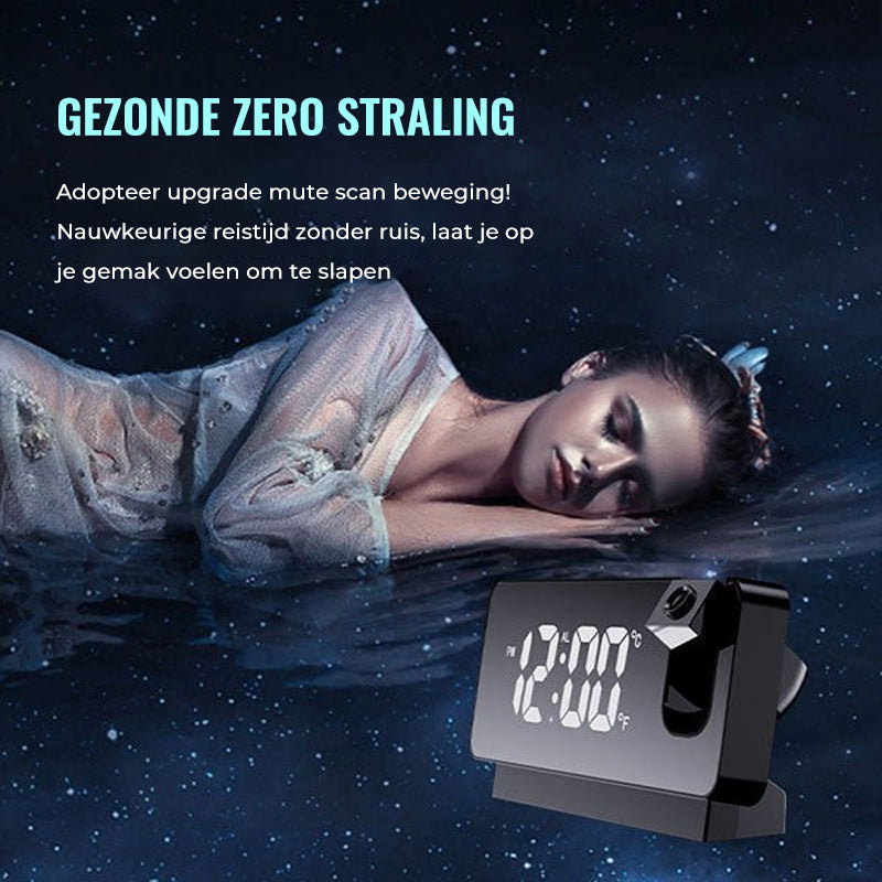 Moderner Wecker-Projektor | Multifunktionaler Wecker mit Projektion