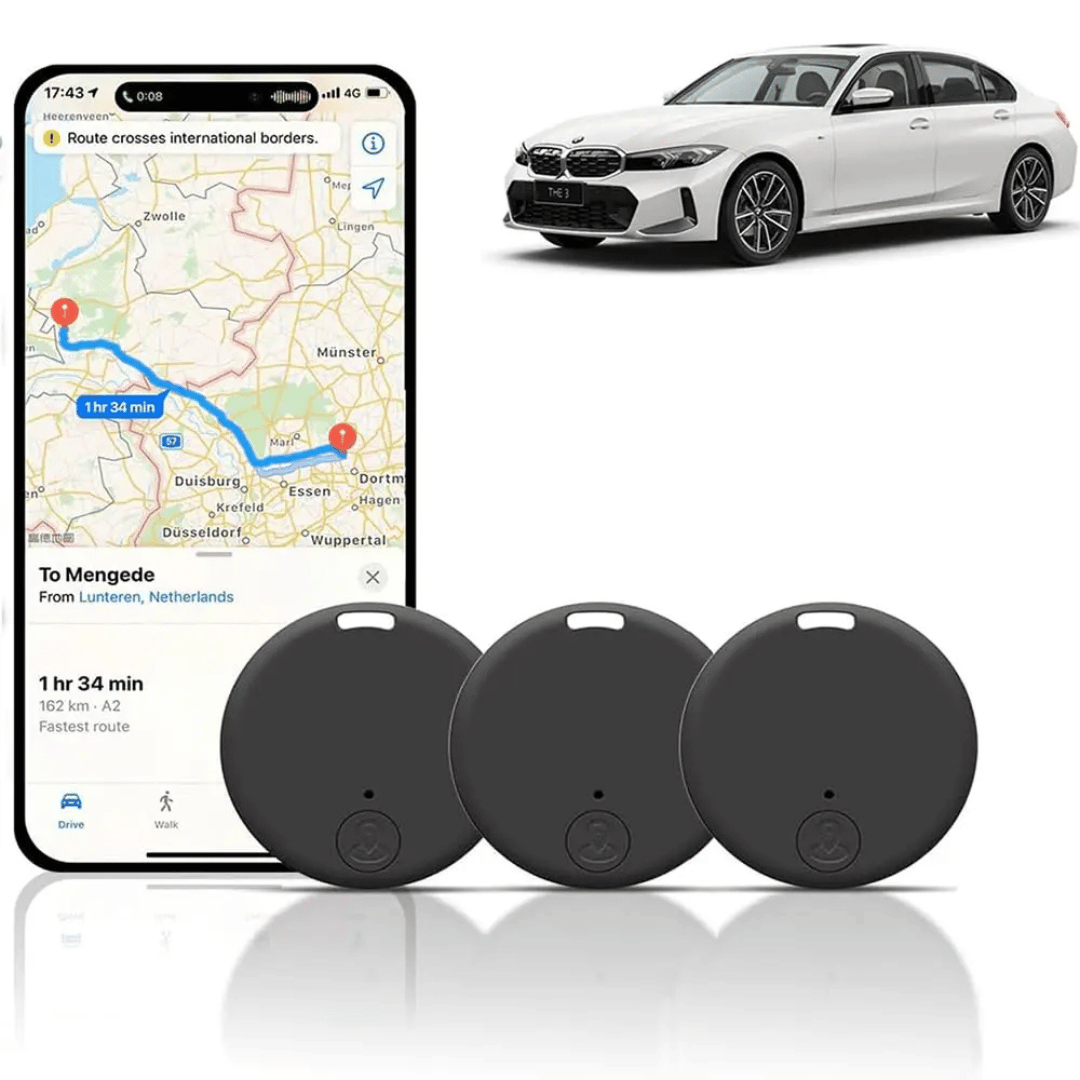 3x Mini GPS Tracker - Starker Auto- und Schlüssellocator