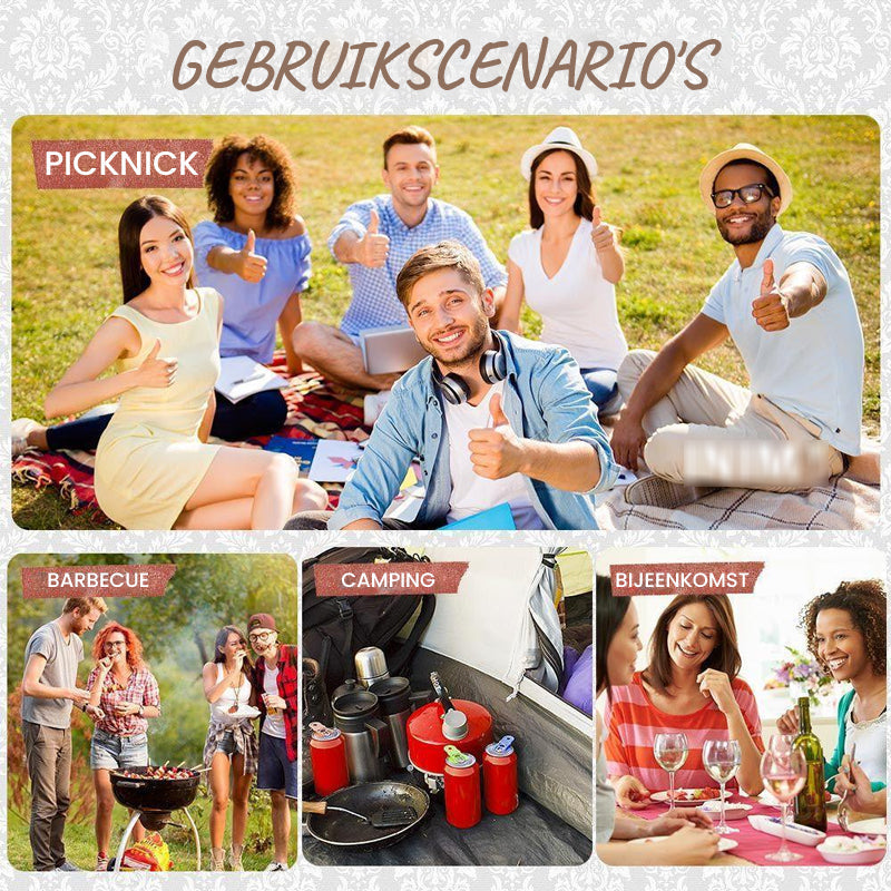 Mini Dosenöffner | Öffnen Sie Dosen mühelos und decken Sie sie gegen Insekten ab