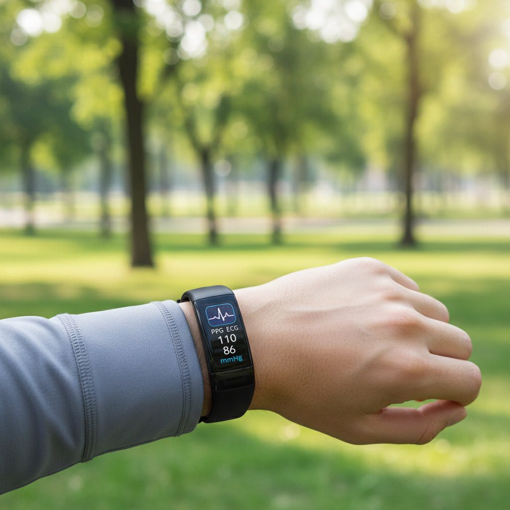 VitalBand – Smart Armband mit Blutdruckmessung, EKG & Herzfrequenzmonitor