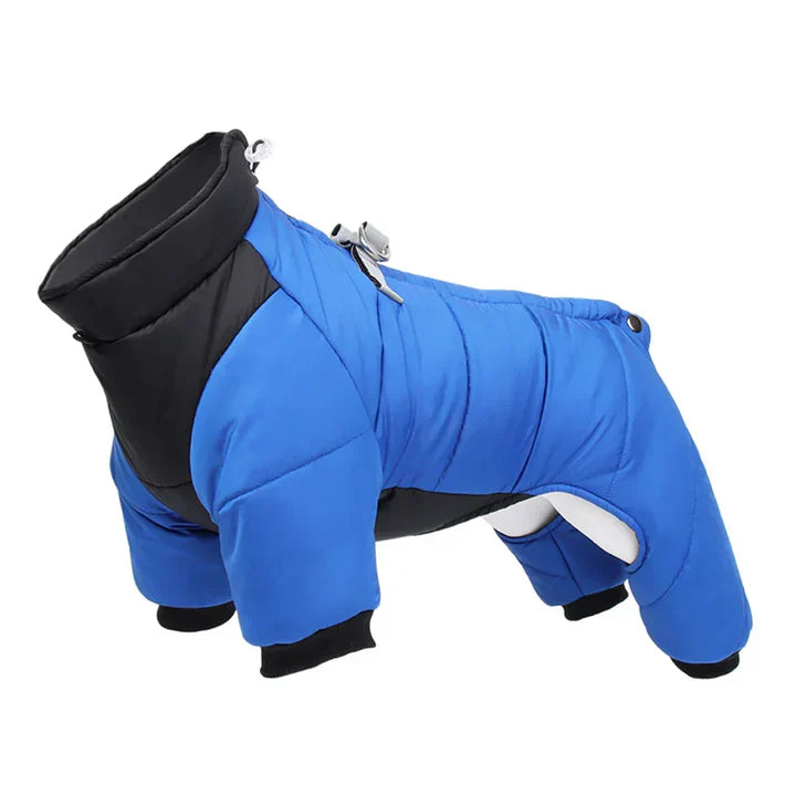 FurLuxe Wasserdichte Winterjacke mit Geschirr - Hundejacke für kleine und mittelgroße Hunde