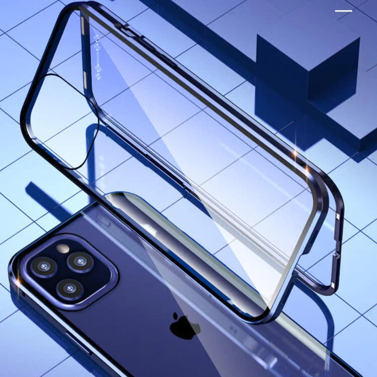 iPhone gehärtetes Glas-Hülle