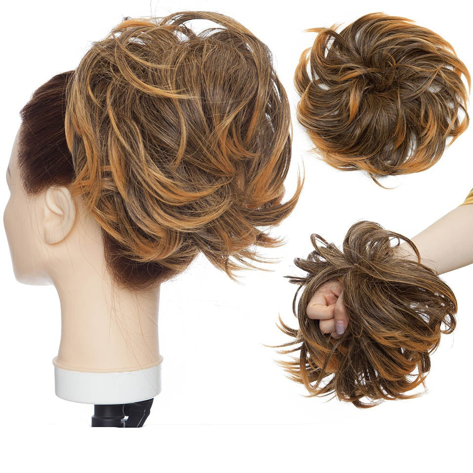 Unordentliches Haarknoten Scrunchie