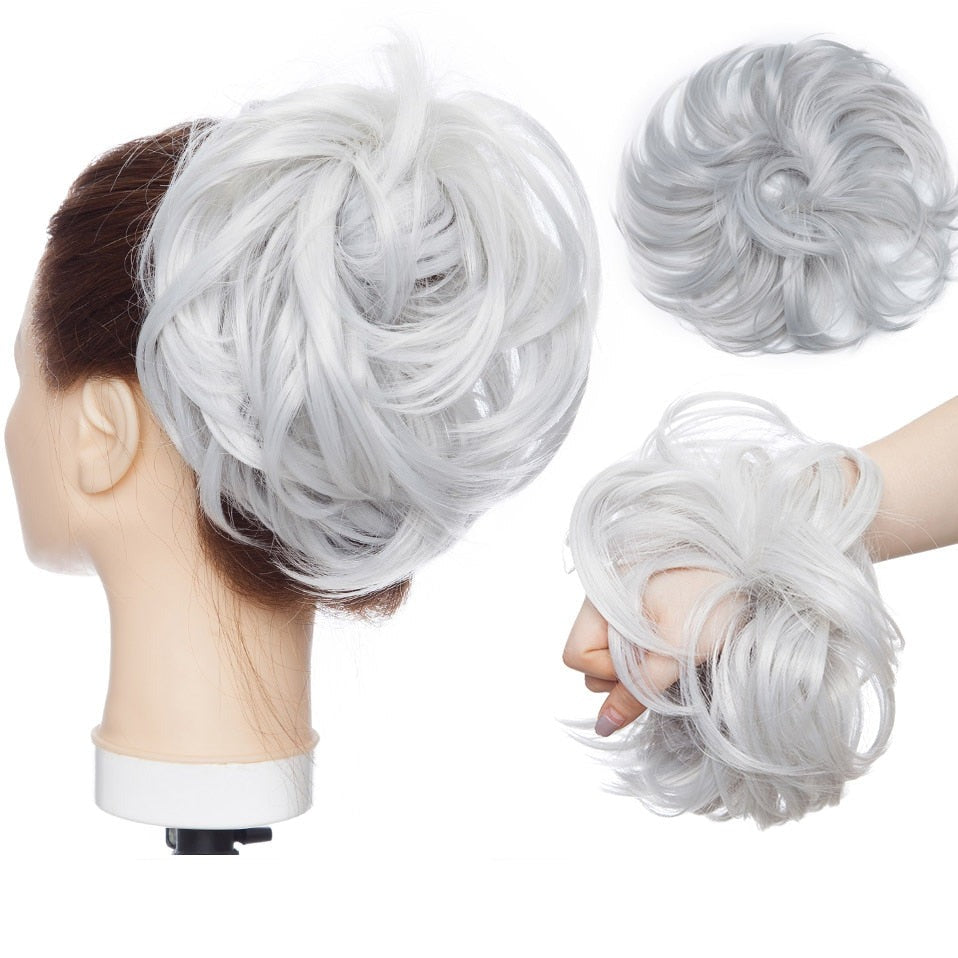 Unordentliches Haarknoten Scrunchie