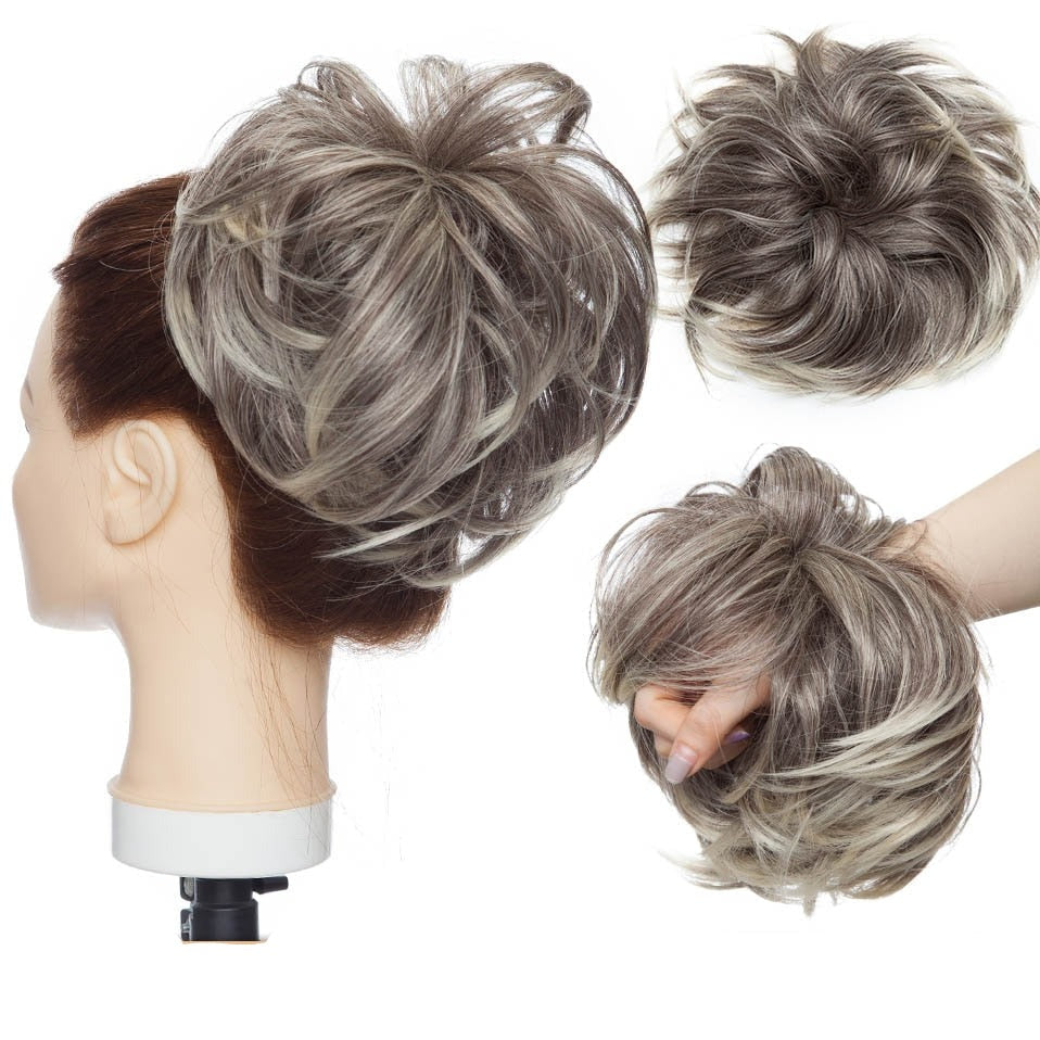 Unordentliches Haarknoten Scrunchie