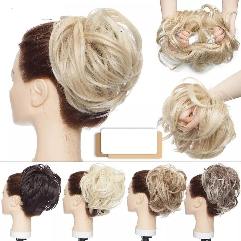 Unordentliches Haarknoten Scrunchie