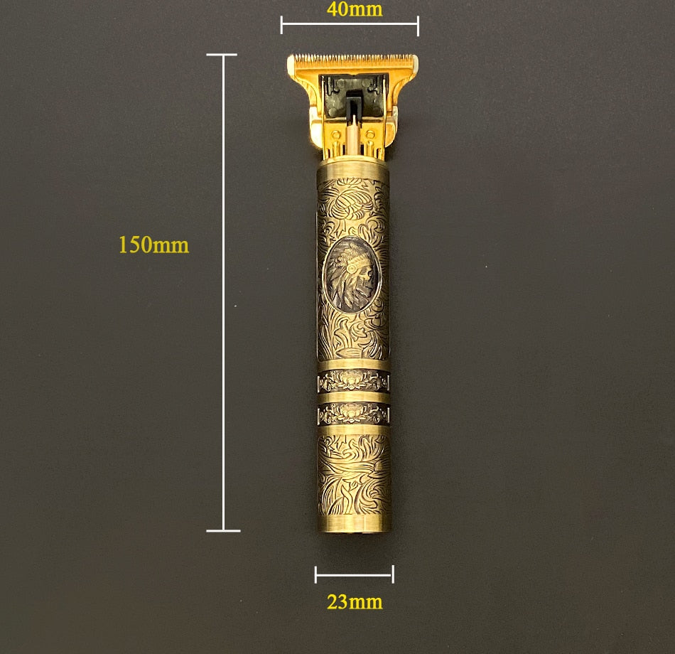 Vardi Skull Vintage Trimmer™ | Der Barber-Trend des Jahres! - Wiederaufladbar inkl. Aufsätze