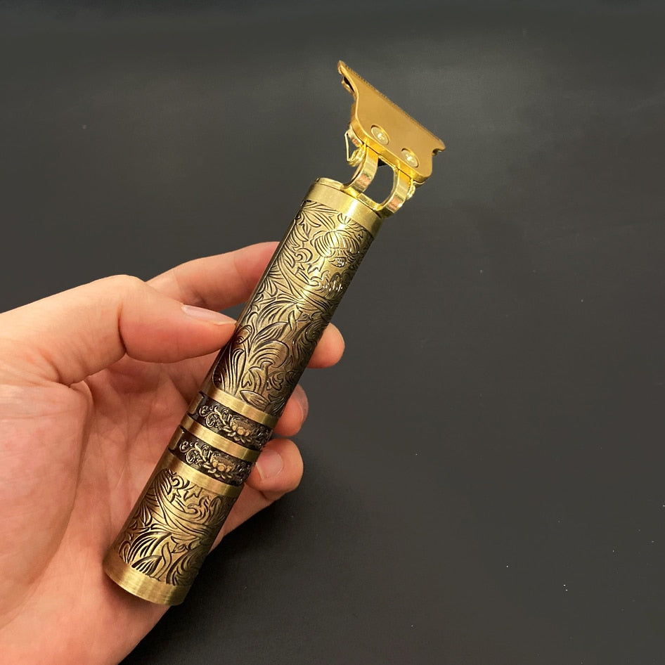 Vardi Skull Vintage Trimmer™ | Der Barber-Trend des Jahres! - Wiederaufladbar inkl. Aufsätze