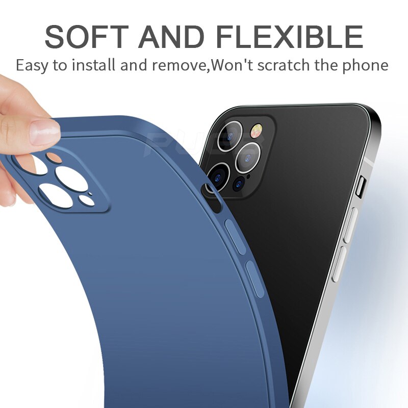 Vardi Dante™ Flüssigsilikonhülle™ | Weiche schützende Hülle für iPhone 11, 12 und 13