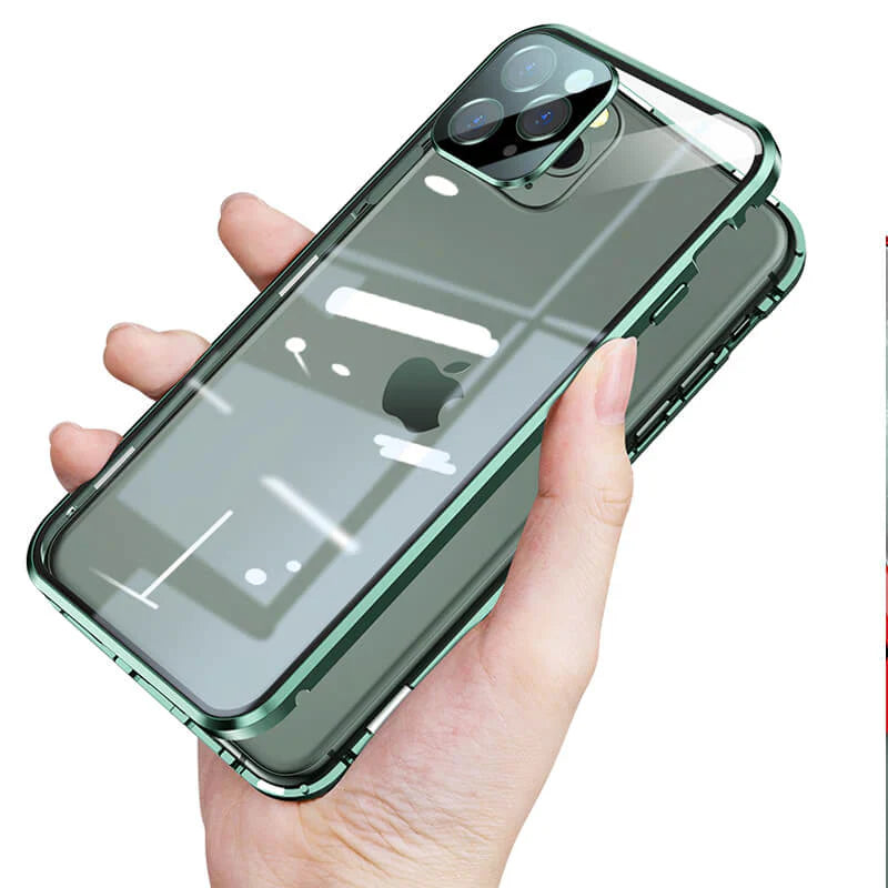 iPhone gehärtetes Glas-Hülle