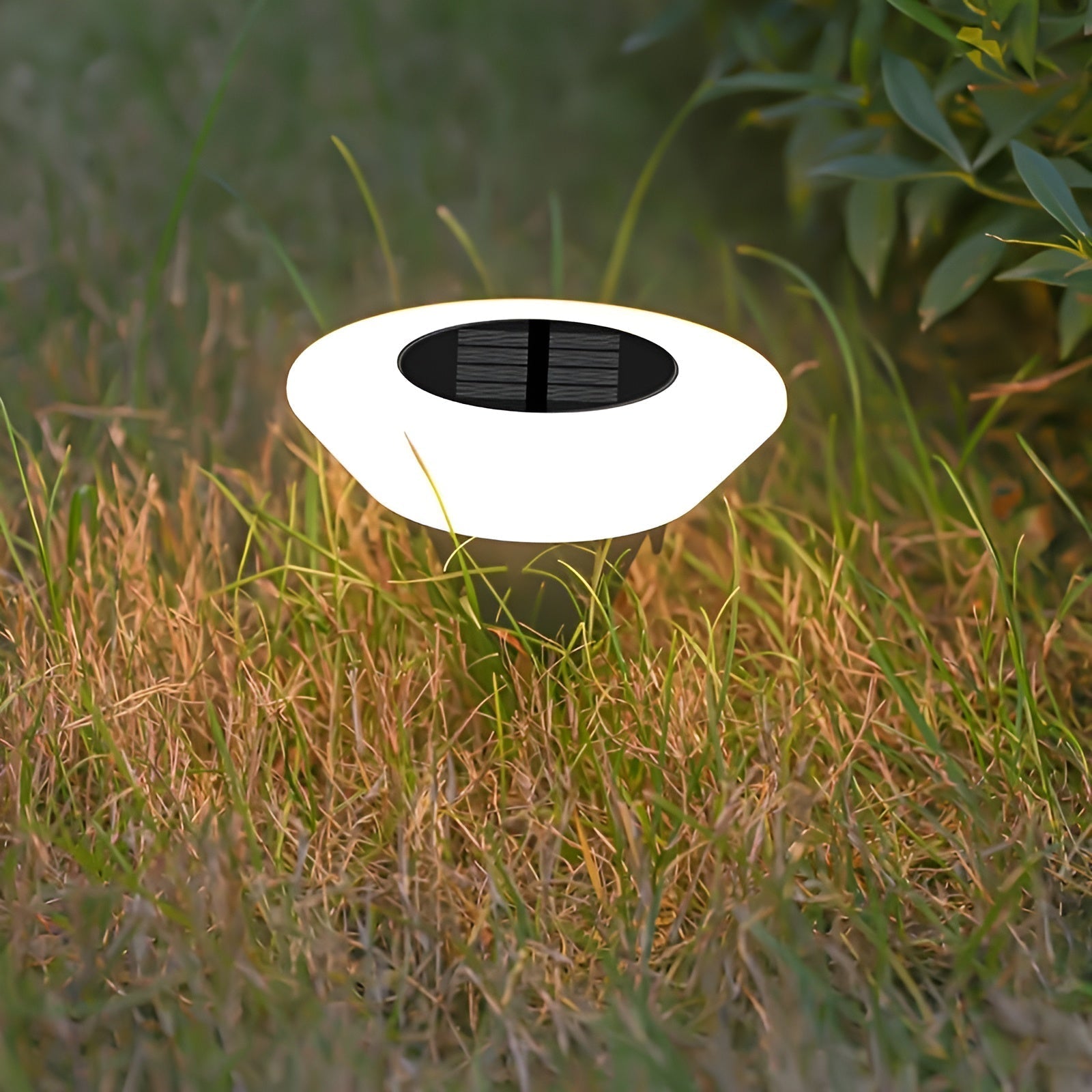 Drahtlose Solar Gartenbeleuchtung | 360° LED Gartenbeleuchtung für Gartenwege, Auffahrten und Gärten