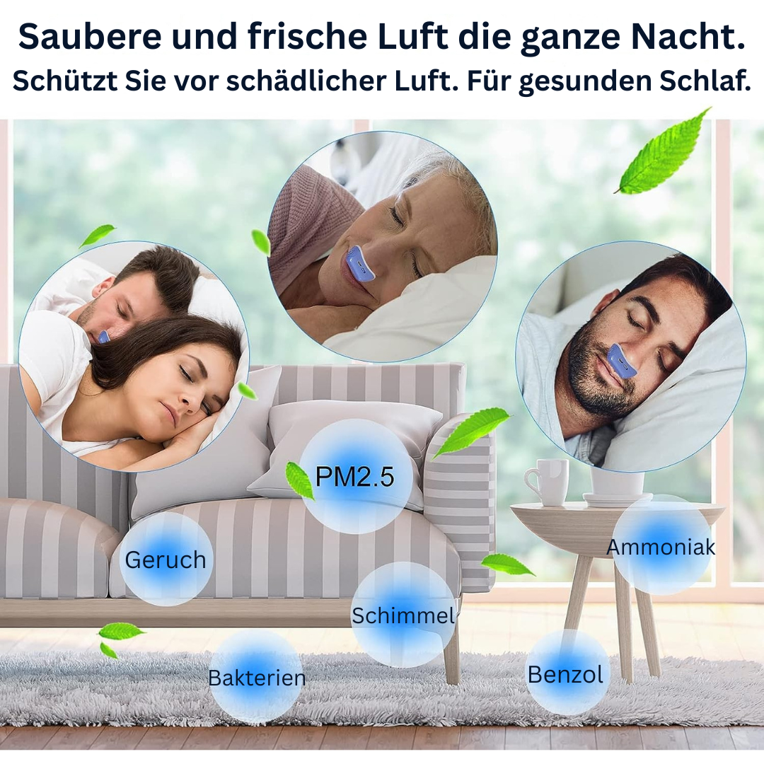 Micro CPAP Gerät gegen Schlafapnoe - Anti-Schnarchen