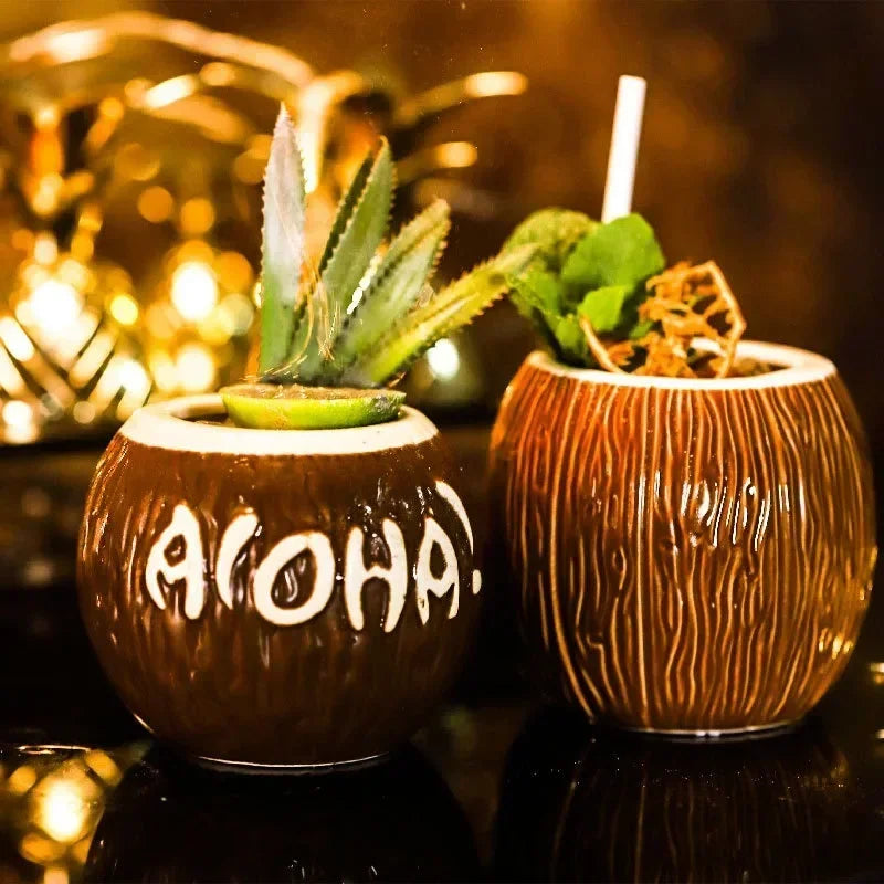 Tiki Tropicale Tasse - Spielerisches und Exotisches Trinkerlebnis