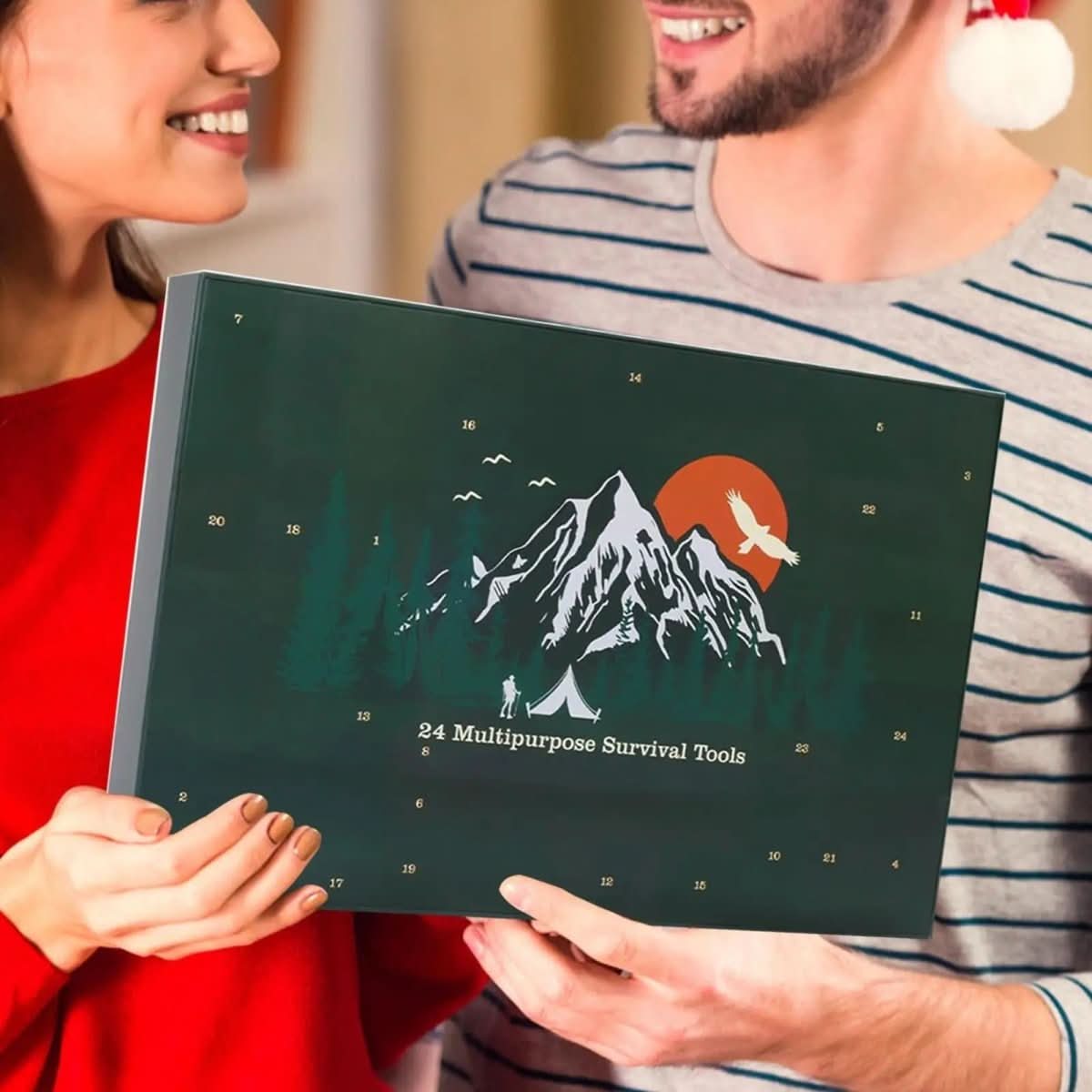 TRAILBOX Adventskalender 2025 – 24 Outdoor-Werkzeuge für Männer