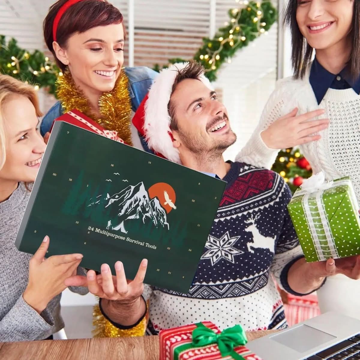 TRAILBOX Adventskalender 2025 – 24 Outdoor-Werkzeuge für Männer