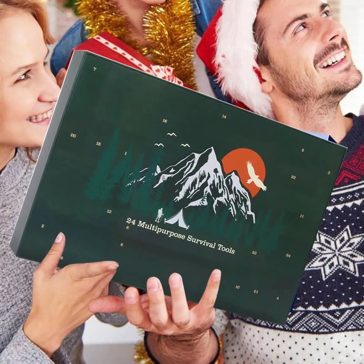 TRAILBOX Adventskalender 2025 – 24 Outdoor-Werkzeuge für Männer