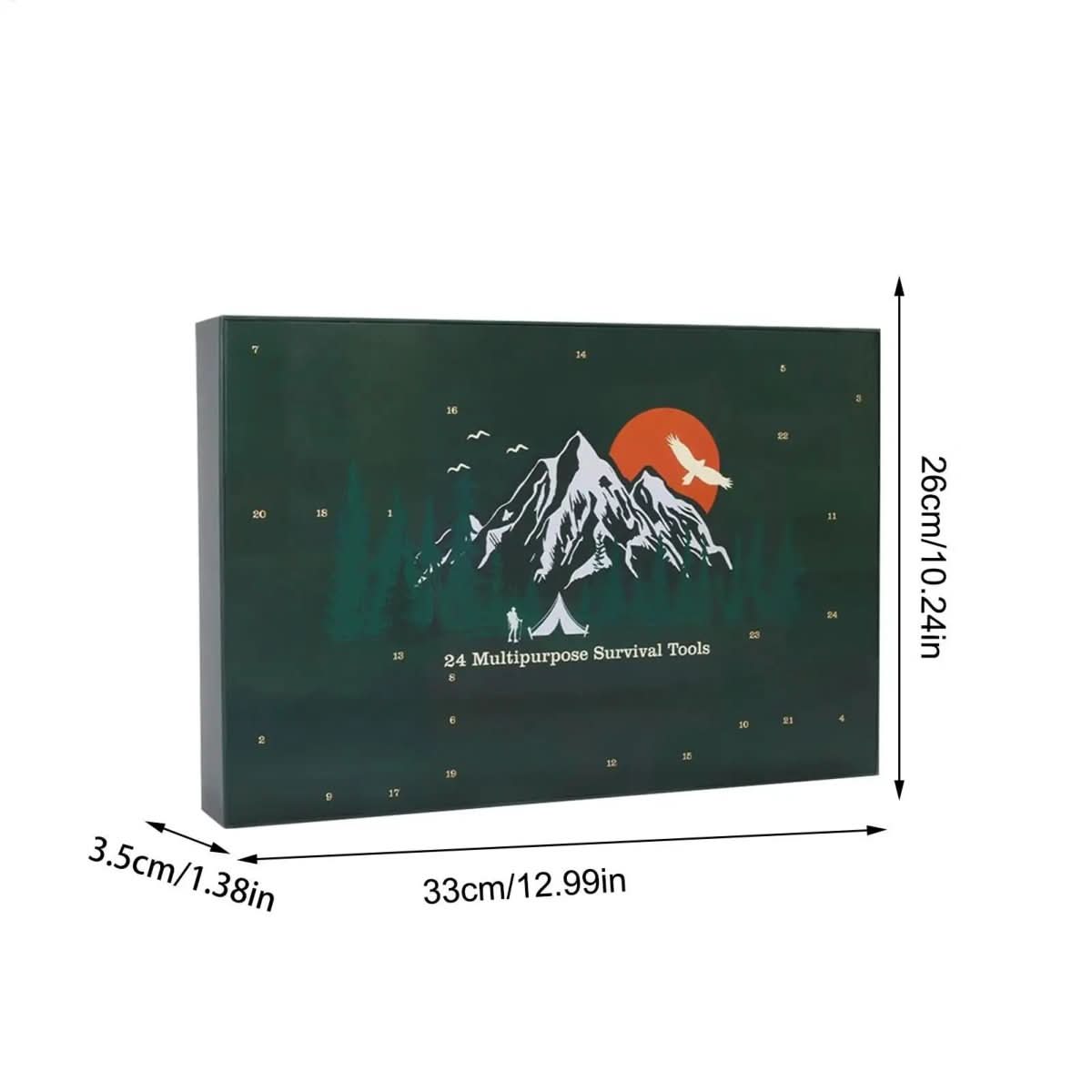 TRAILBOX Adventskalender 2025 – 24 Outdoor-Werkzeuge für Männer