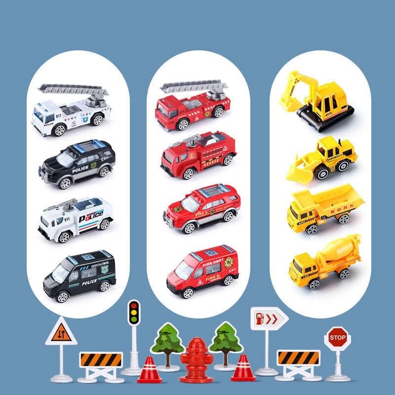 SKYQUEST – Abenteuer AirPlay Set mit Flugzeug & Fahrzeugen für kreative Kinder