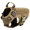 TacticalElite K9 Geschirr und Leine Set - Militärgeschirr für große Hunde mit Trainingsleine