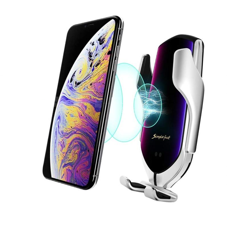 PREMIUM - Automatische Klemmende Telefonhalterung | Drahtloses Ladegerät