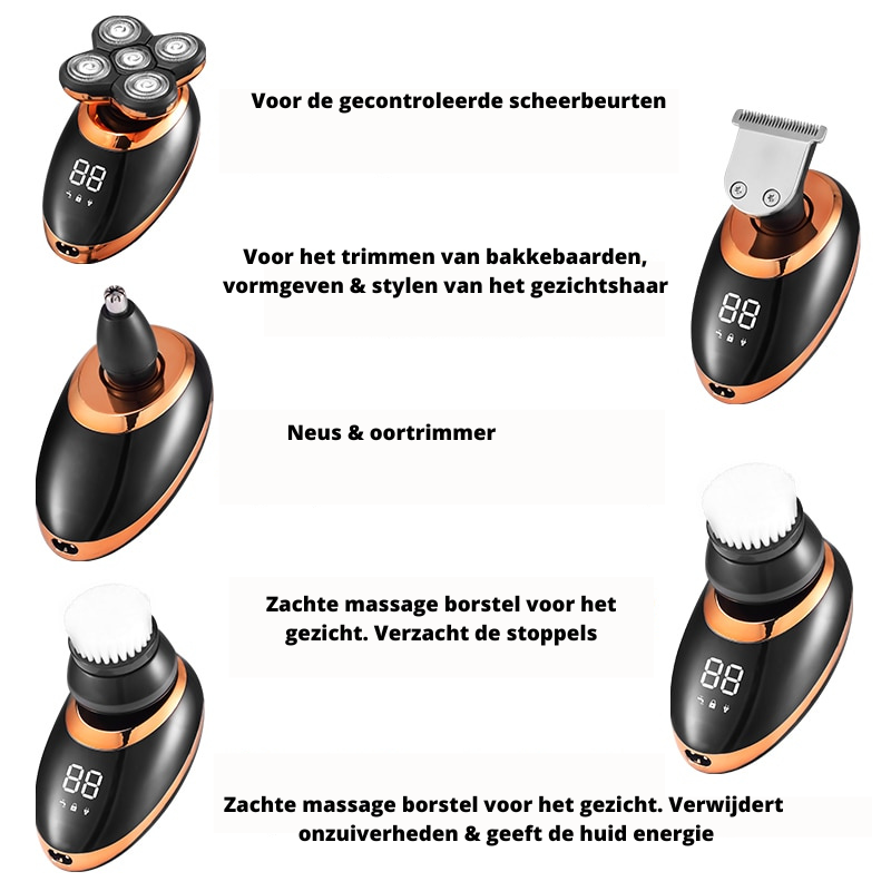 Pro Shaver™ | Ein wasserdichter, kabelloser & leistungsstarker Trimmer für Herren