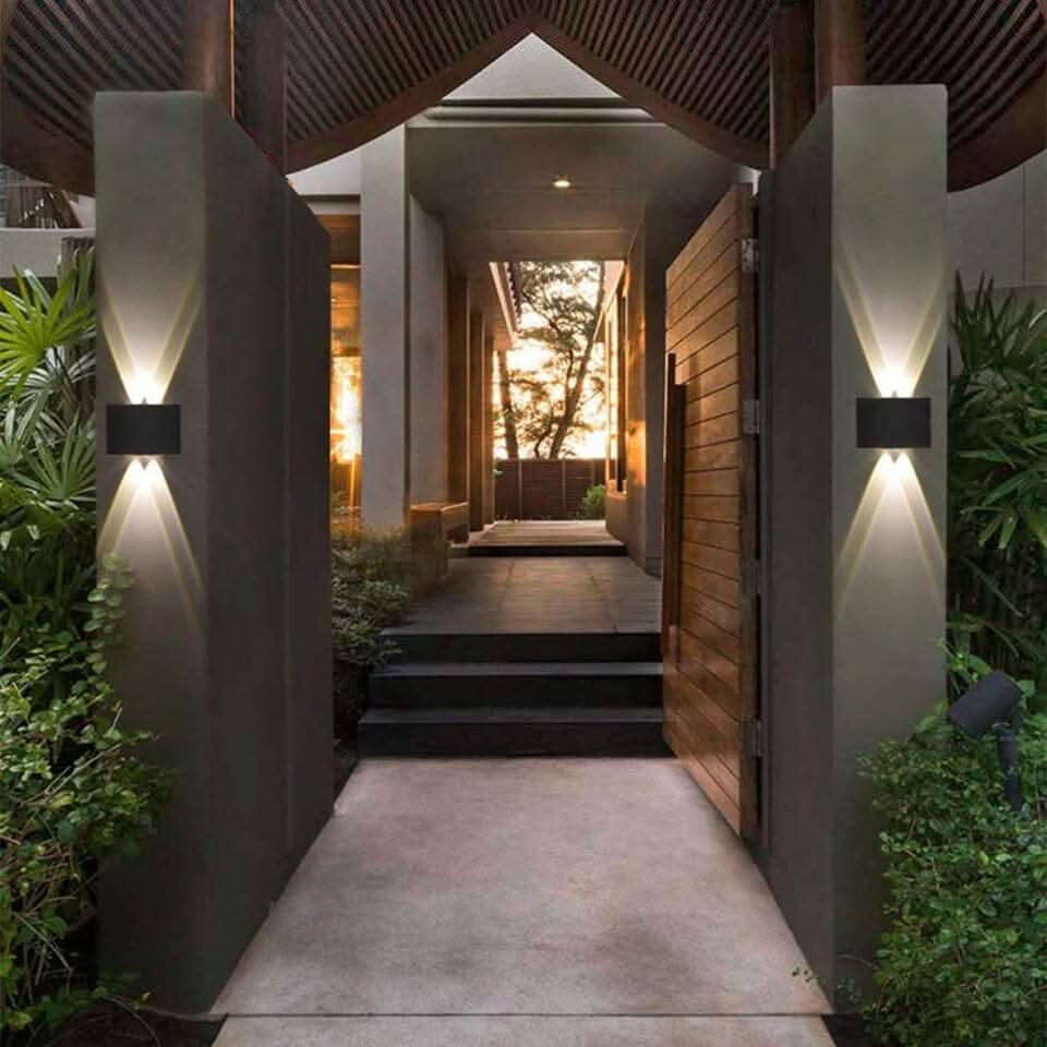 Wasserdichte LED-Außenwandleuchte – Elegante & energieeffiziente Außenbeleuchtung aus Aluminium