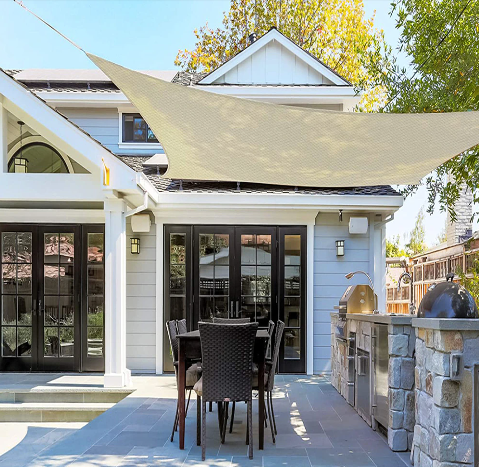 Vardi™ Luxe Sonnenschutzsegel | Wasserabweisend & Schützend, Dekorativ Für Deinen Balkon Oder Deine Terrasse!