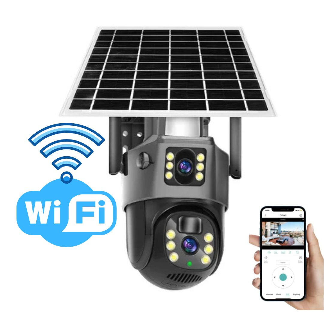 Kabellose 4K-Sicherheitskamera mit Solarpanel – DualGuard 4K