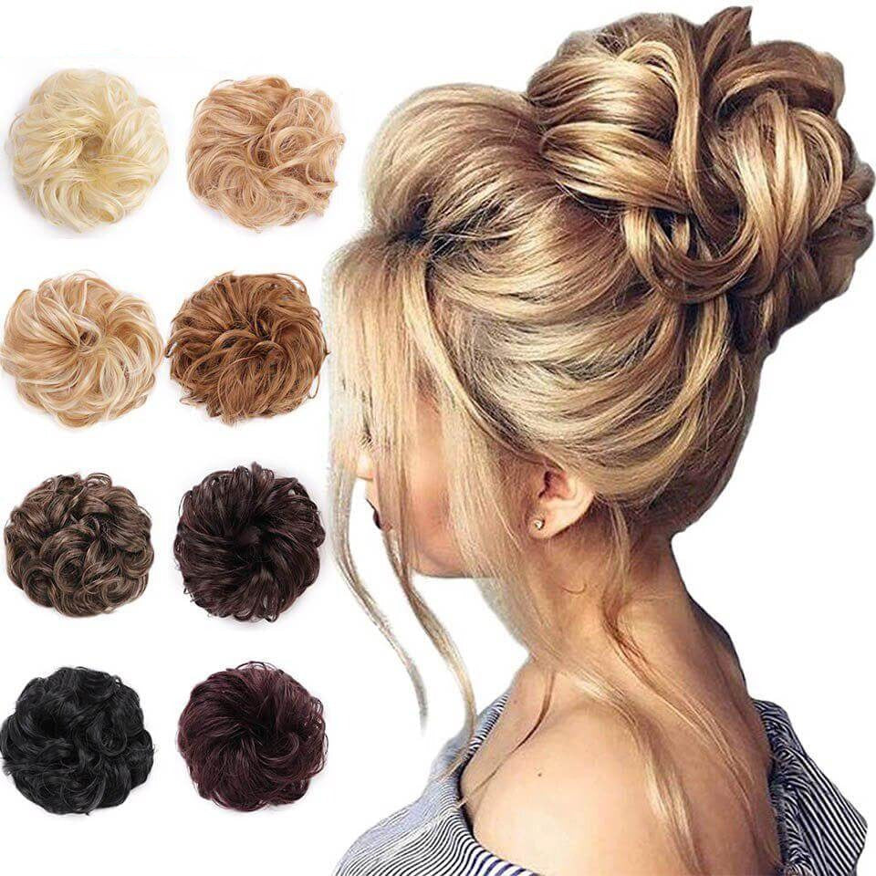 Unordentliches Haarknoten Scrunchie