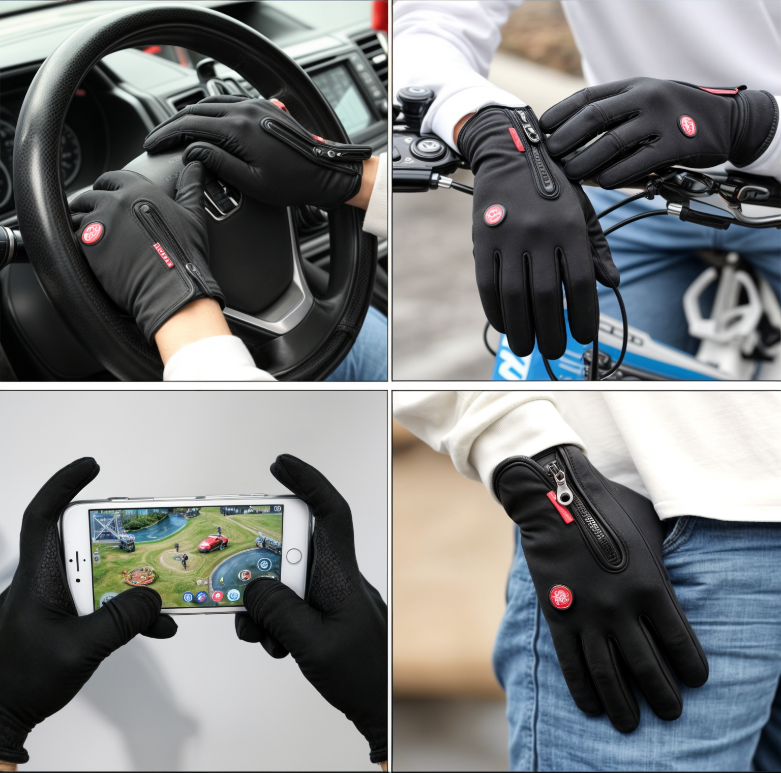 Winddichte Thermische Handschuhe - Warm und Gadgetfreundlich