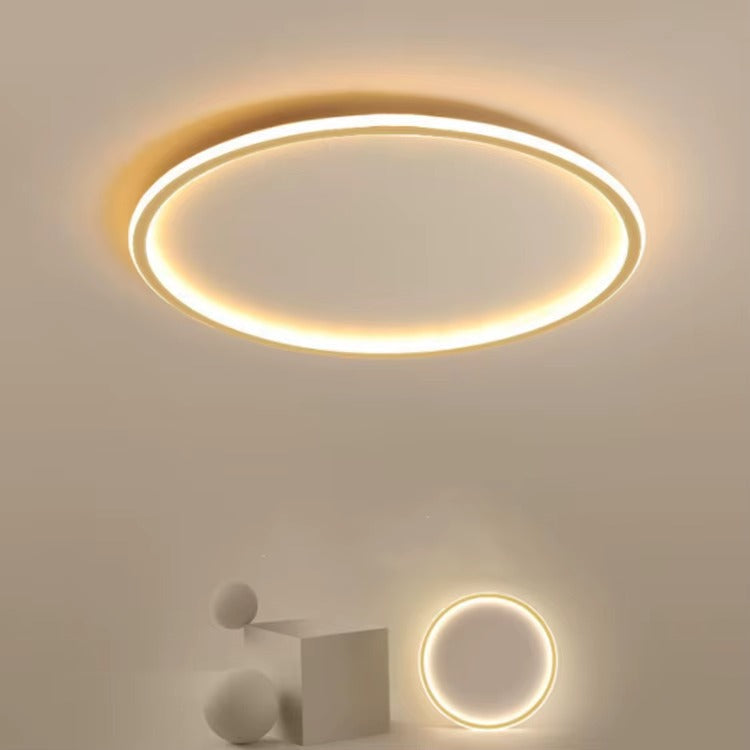 Runde skandinavische LED-Deckenlampe - Elegantes Design