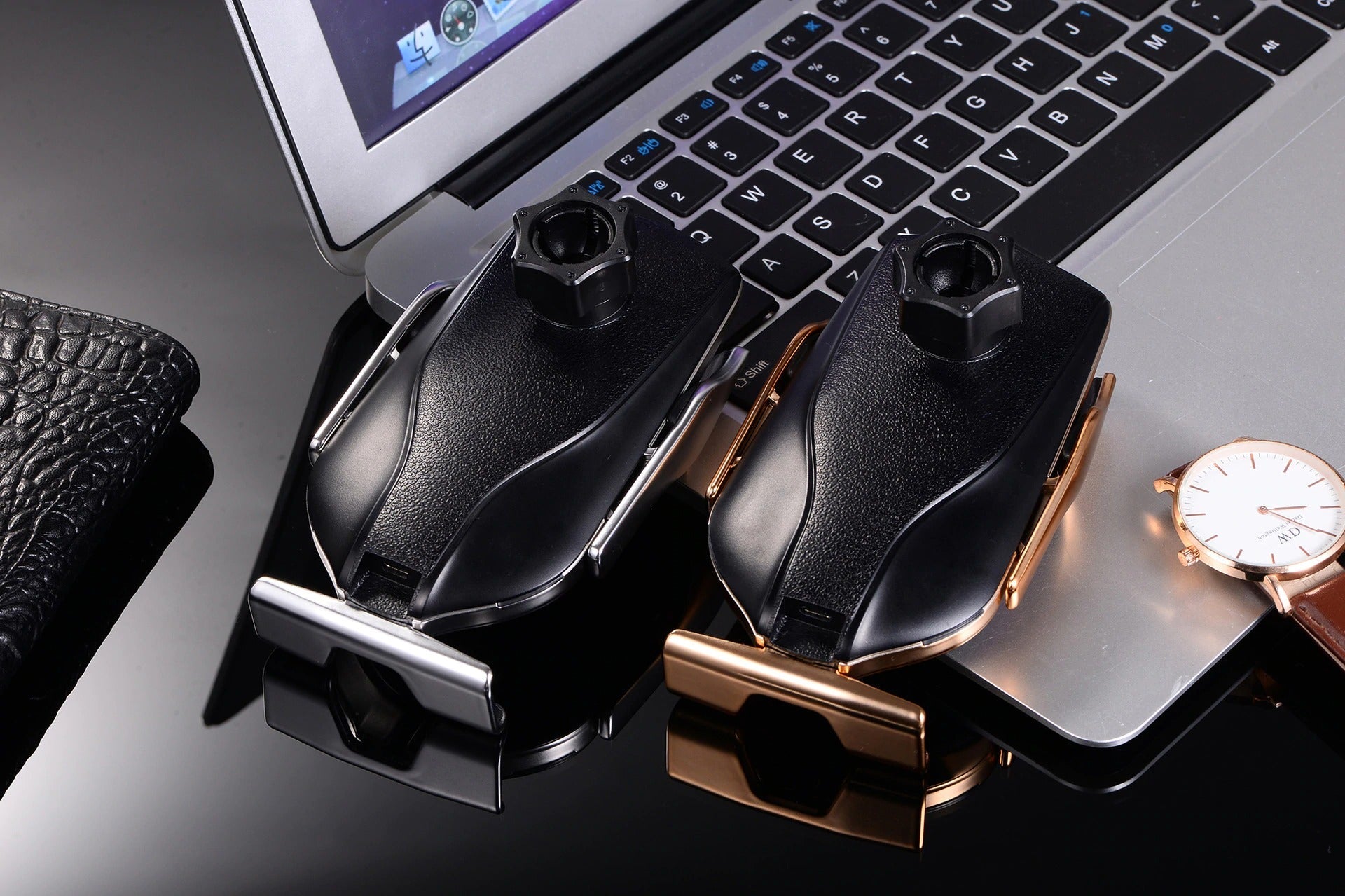 PREMIUM - Automatische Klemmende Telefonhalterung | Drahtloses Ladegerät