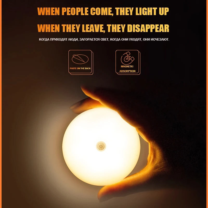 STICKYLIGHT – Selbstklebende Drahtlose LED Lampe mit Bewegungsmelder