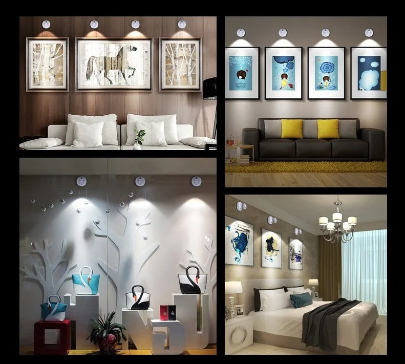 BrightGlow | Drahtloses stimmungsvolles und praktisches Spotlight | 1+1 GRATIS