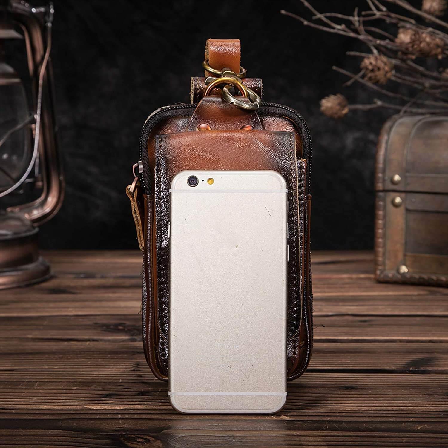 Echt Leder Herren Bauchtasche - Einfach alles Wichtige immer dabei