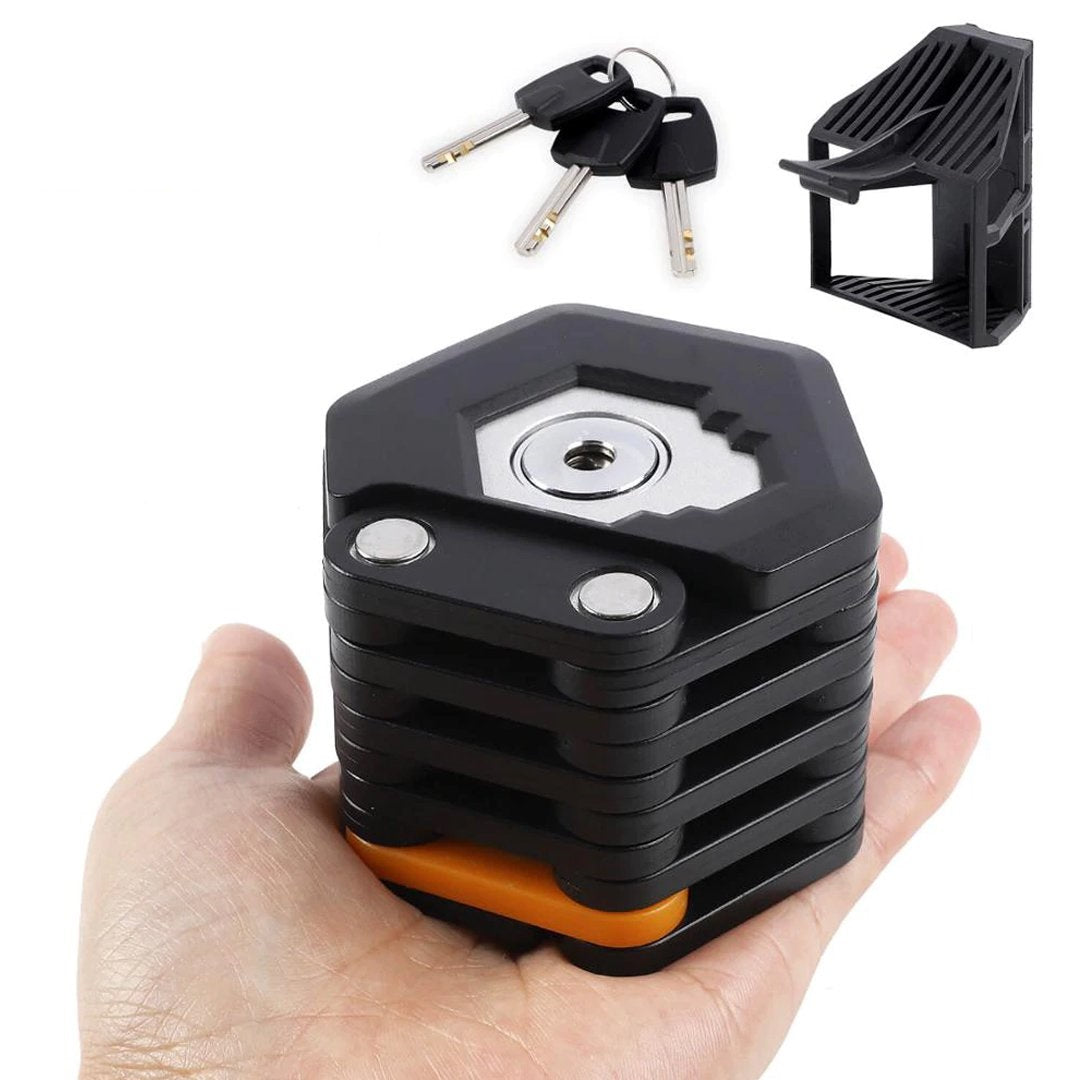 HEXIT™ Faltbares Fahrradschloss | Sicher, Kompakt & Leicht