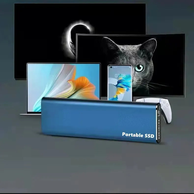 DATAVAULT 4 TB Externe Festplatte - Ultra Dünne USB-C Speicherung