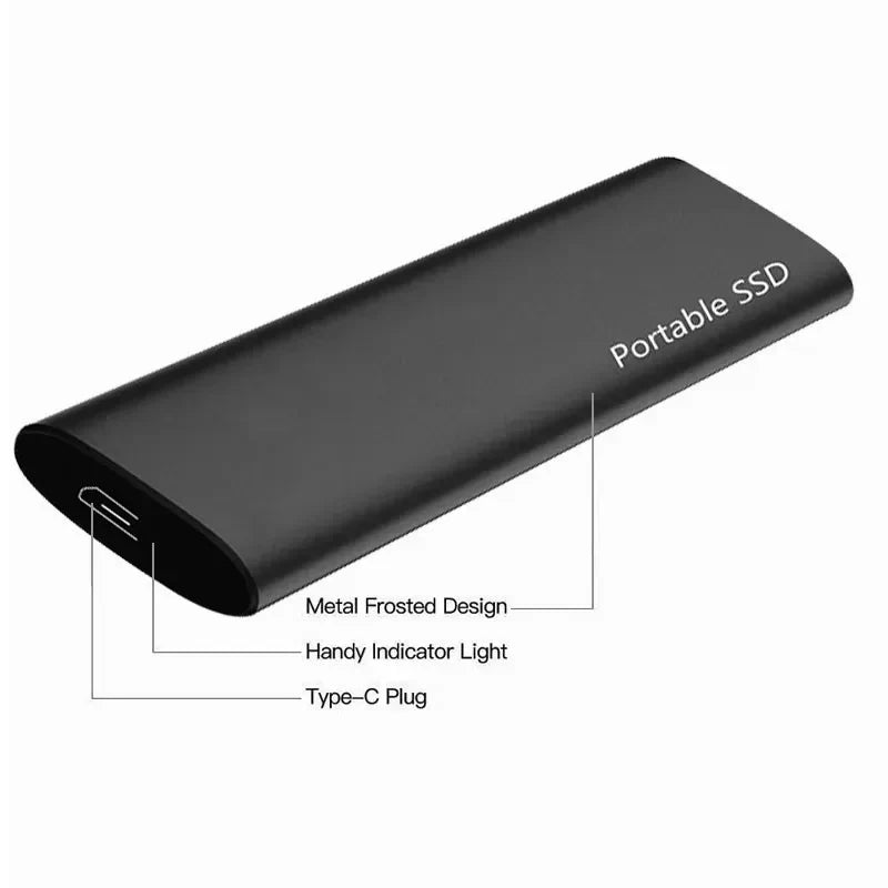 DATAVAULT 4 TB Externe Festplatte - Ultra Dünne USB-C Speicherung